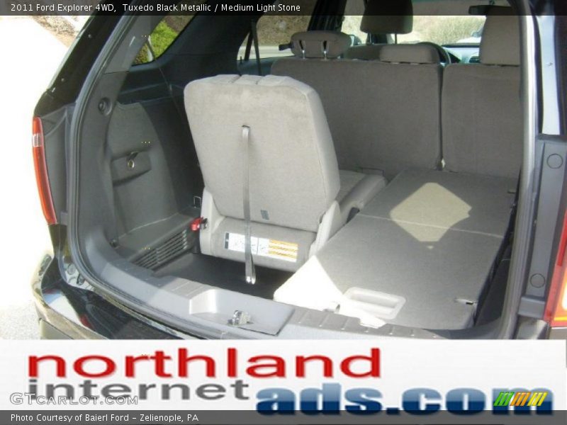 Tuxedo Black Metallic / Medium Light Stone 2011 Ford Explorer 4WD
