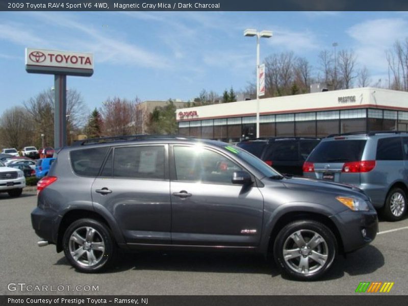 Magnetic Gray Mica / Dark Charcoal 2009 Toyota RAV4 Sport V6 4WD