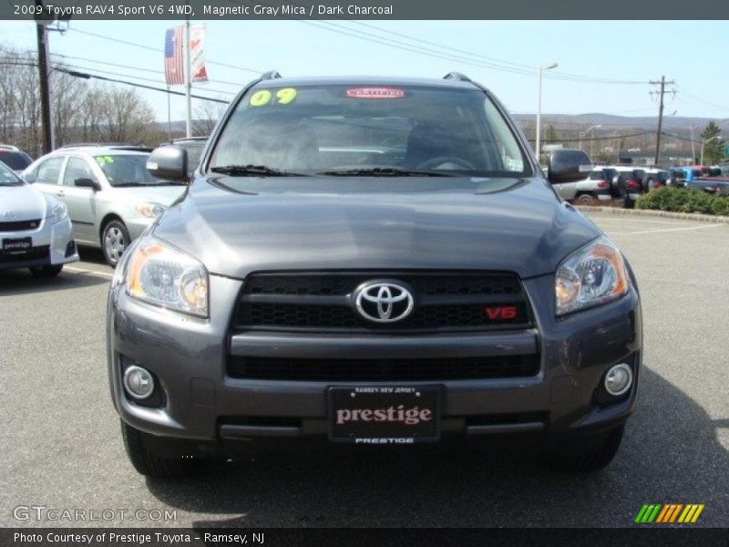 Magnetic Gray Mica / Dark Charcoal 2009 Toyota RAV4 Sport V6 4WD