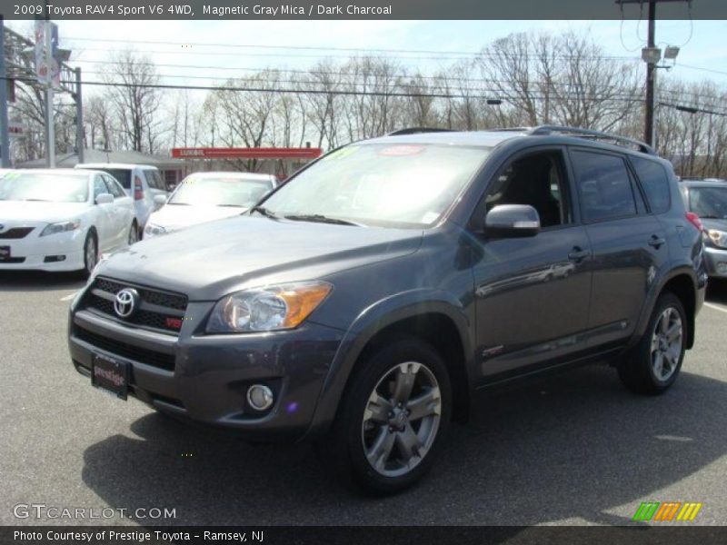 Magnetic Gray Mica / Dark Charcoal 2009 Toyota RAV4 Sport V6 4WD