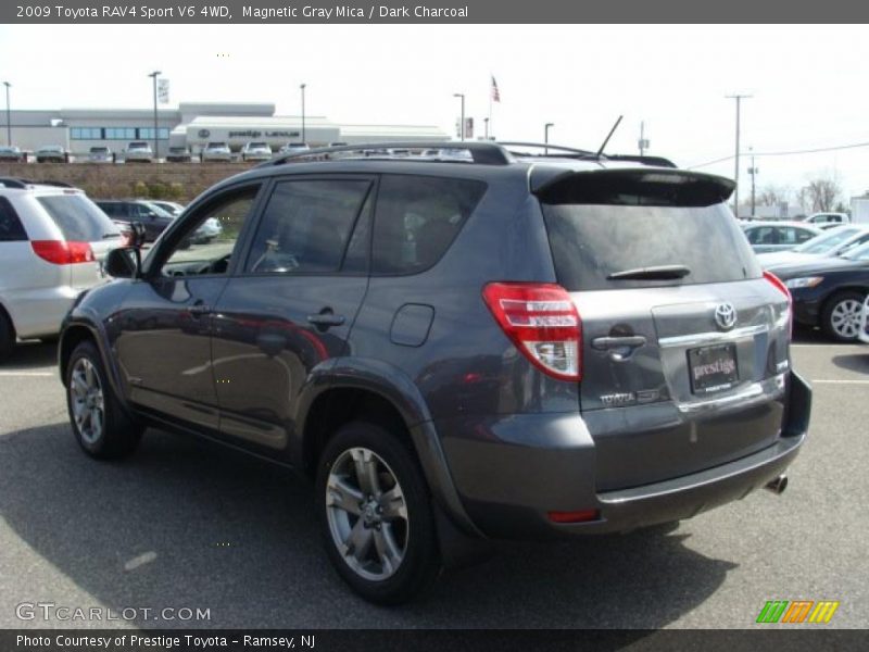 Magnetic Gray Mica / Dark Charcoal 2009 Toyota RAV4 Sport V6 4WD