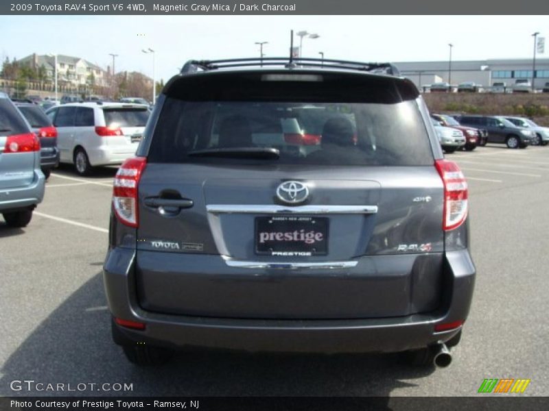 Magnetic Gray Mica / Dark Charcoal 2009 Toyota RAV4 Sport V6 4WD