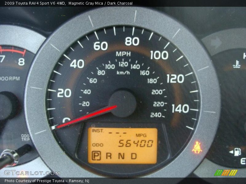 Magnetic Gray Mica / Dark Charcoal 2009 Toyota RAV4 Sport V6 4WD