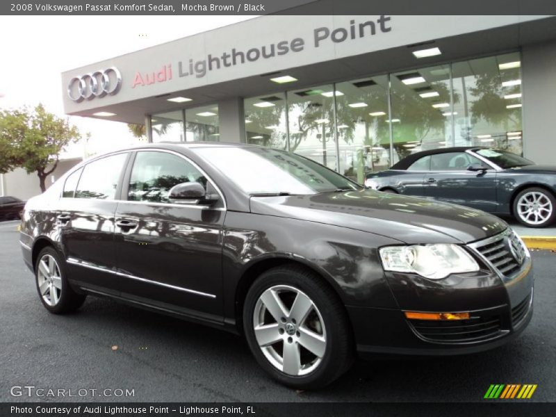 Mocha Brown / Black 2008 Volkswagen Passat Komfort Sedan