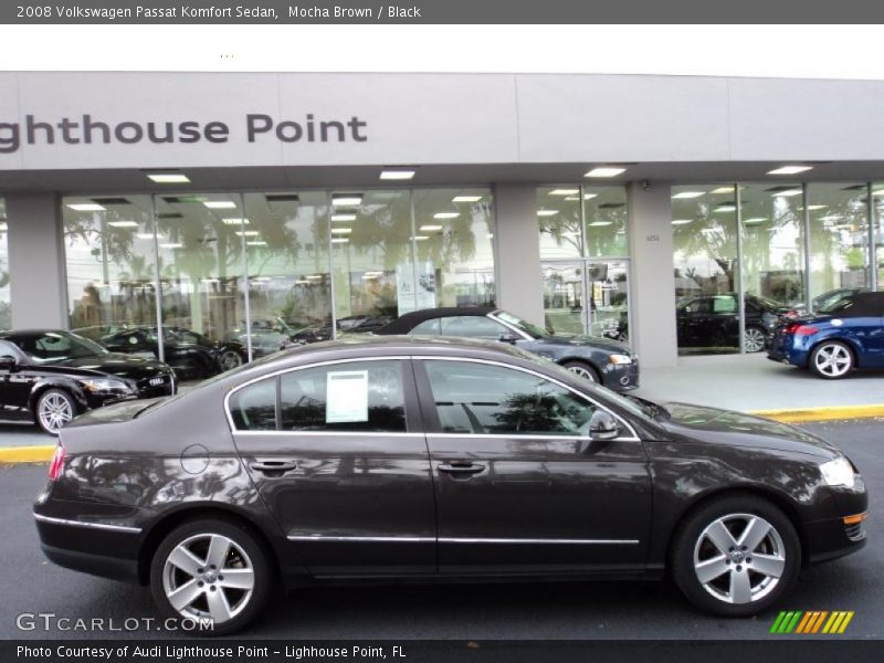 Mocha Brown / Black 2008 Volkswagen Passat Komfort Sedan
