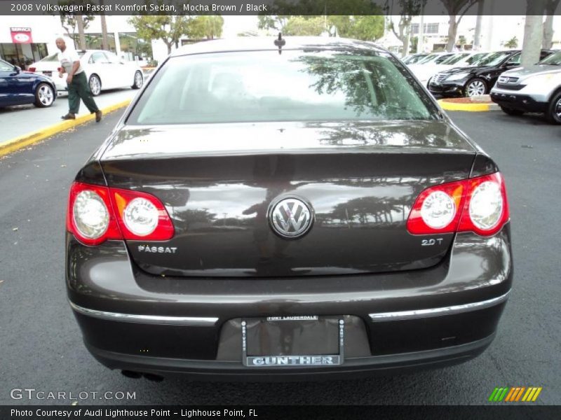 Mocha Brown / Black 2008 Volkswagen Passat Komfort Sedan