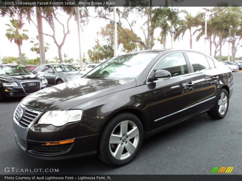 Mocha Brown / Black 2008 Volkswagen Passat Komfort Sedan