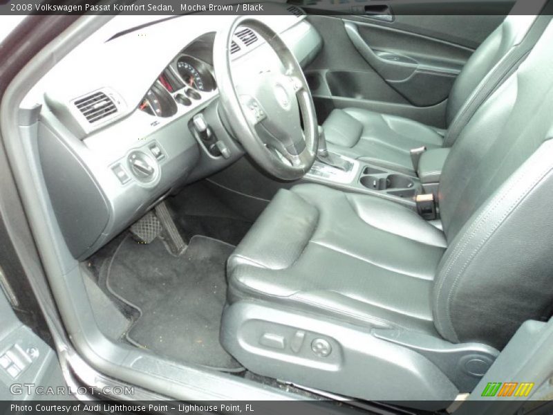 Mocha Brown / Black 2008 Volkswagen Passat Komfort Sedan