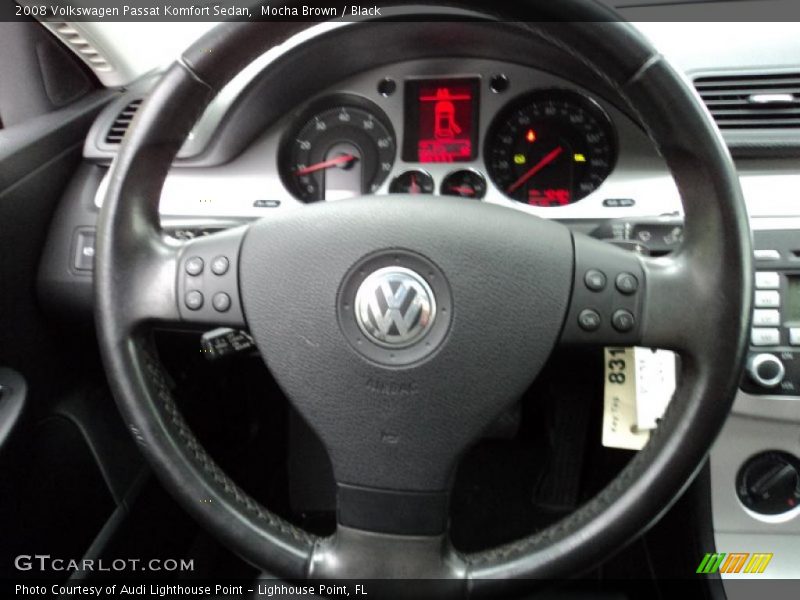 Mocha Brown / Black 2008 Volkswagen Passat Komfort Sedan