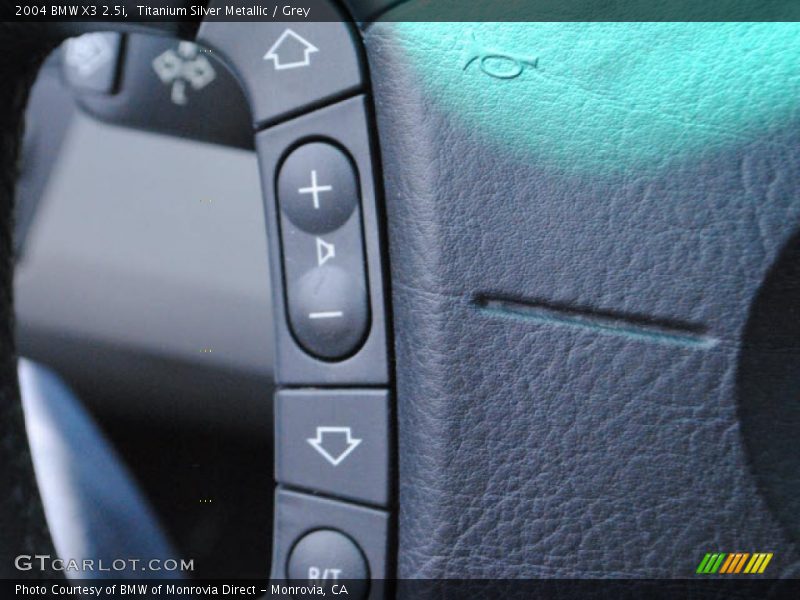 Titanium Silver Metallic / Grey 2004 BMW X3 2.5i