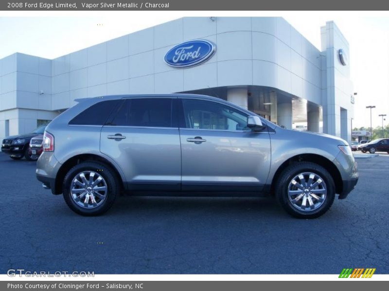 Vapor Silver Metallic / Charcoal 2008 Ford Edge Limited