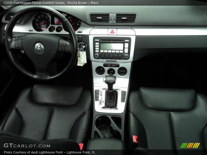 Mocha Brown / Black 2008 Volkswagen Passat Komfort Sedan