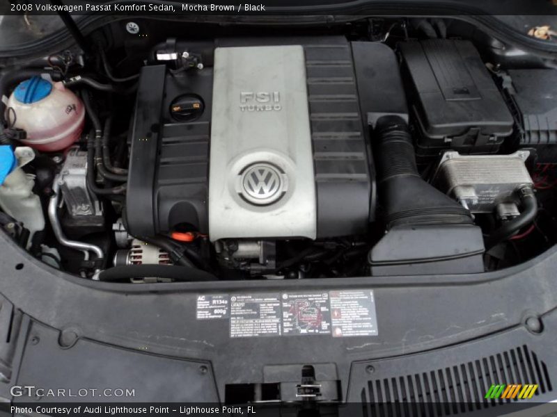 Mocha Brown / Black 2008 Volkswagen Passat Komfort Sedan