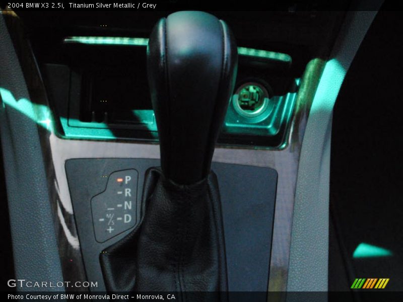 Titanium Silver Metallic / Grey 2004 BMW X3 2.5i