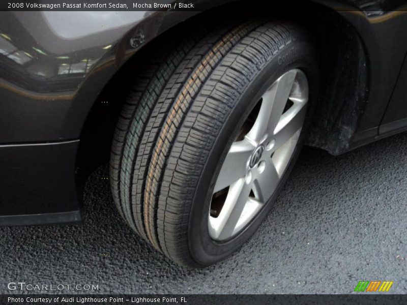 Mocha Brown / Black 2008 Volkswagen Passat Komfort Sedan