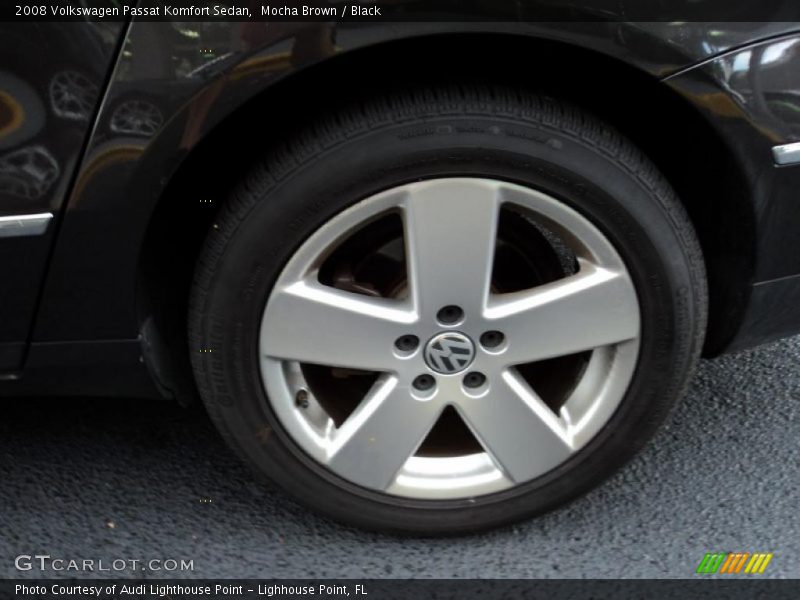 Mocha Brown / Black 2008 Volkswagen Passat Komfort Sedan