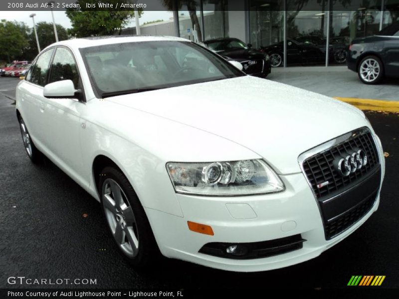 Ibis White / Amaretto 2008 Audi A6 3.2 Sedan
