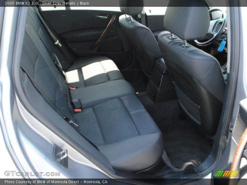 Silver Gray Metallic / Black 2005 BMW X3 3.0i