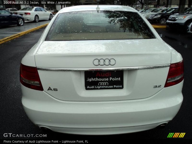 Ibis White / Amaretto 2008 Audi A6 3.2 Sedan