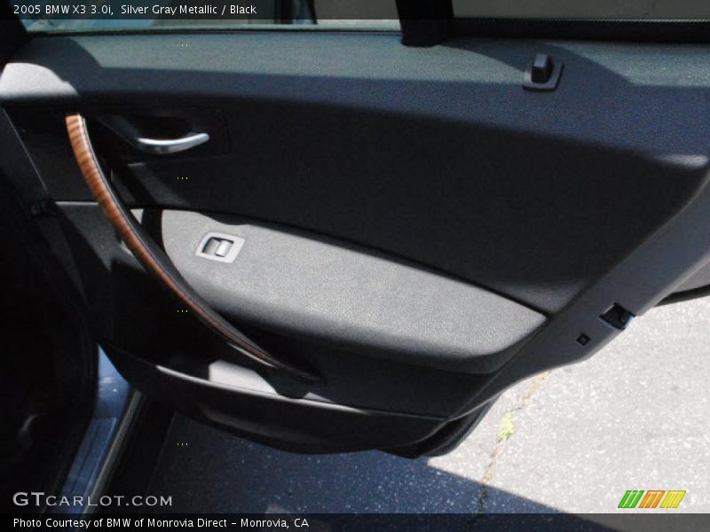 Silver Gray Metallic / Black 2005 BMW X3 3.0i