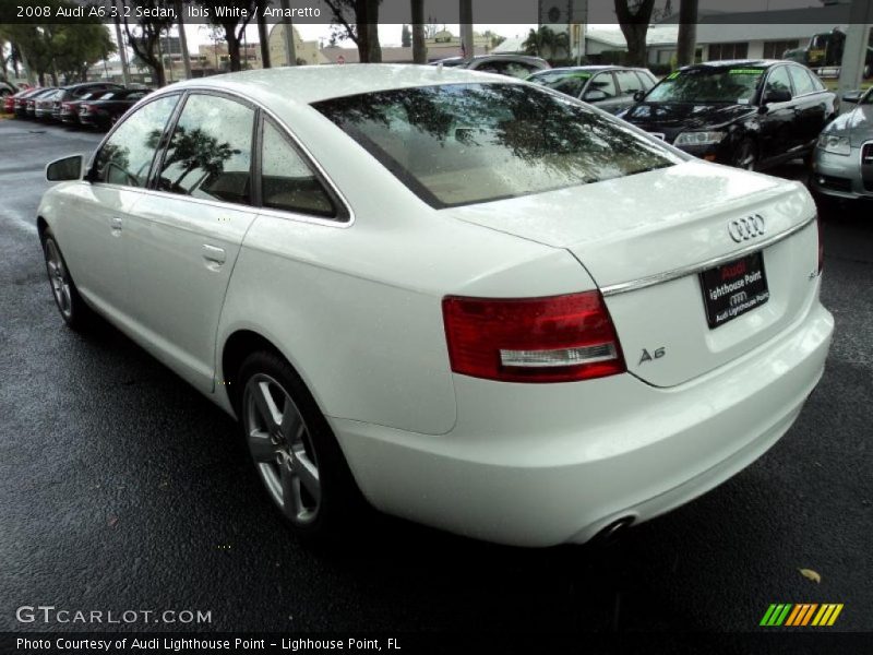 Ibis White / Amaretto 2008 Audi A6 3.2 Sedan