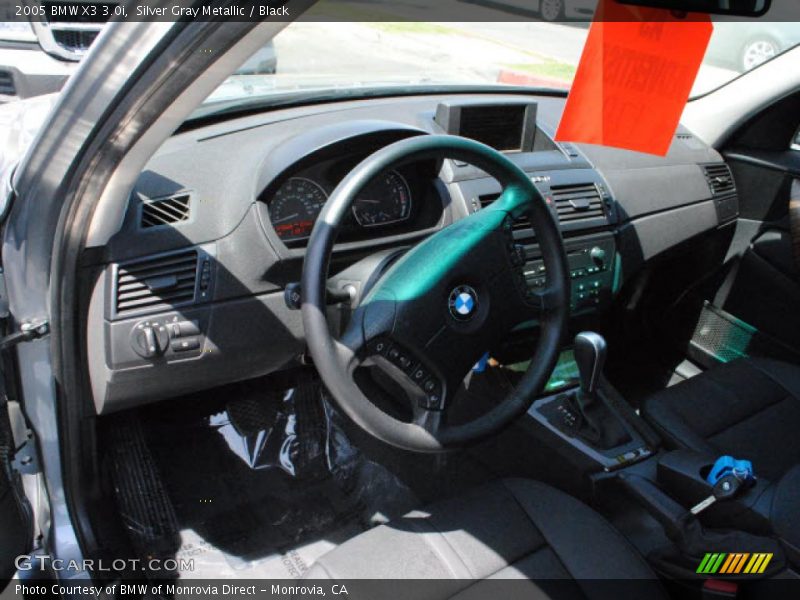 Silver Gray Metallic / Black 2005 BMW X3 3.0i