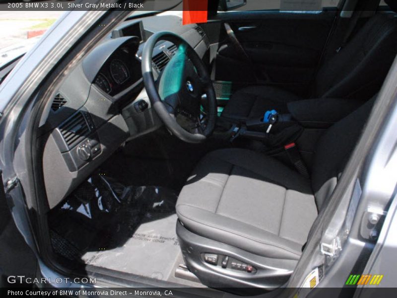 Silver Gray Metallic / Black 2005 BMW X3 3.0i