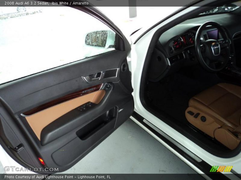 Ibis White / Amaretto 2008 Audi A6 3.2 Sedan