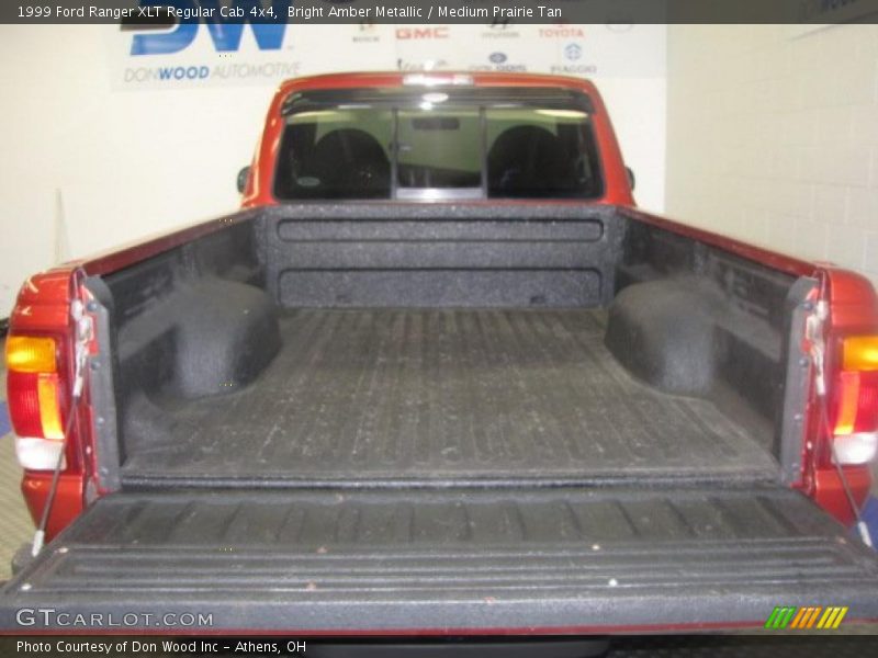 Bright Amber Metallic / Medium Prairie Tan 1999 Ford Ranger XLT Regular Cab 4x4