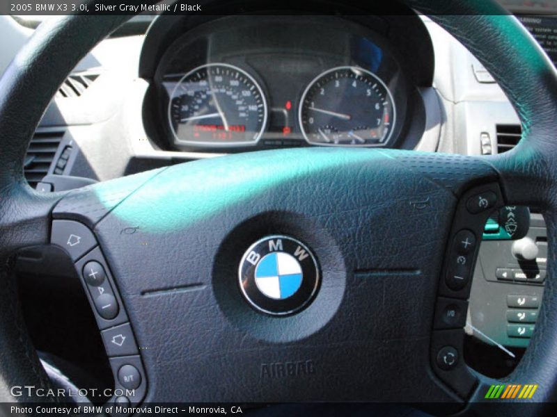 Silver Gray Metallic / Black 2005 BMW X3 3.0i