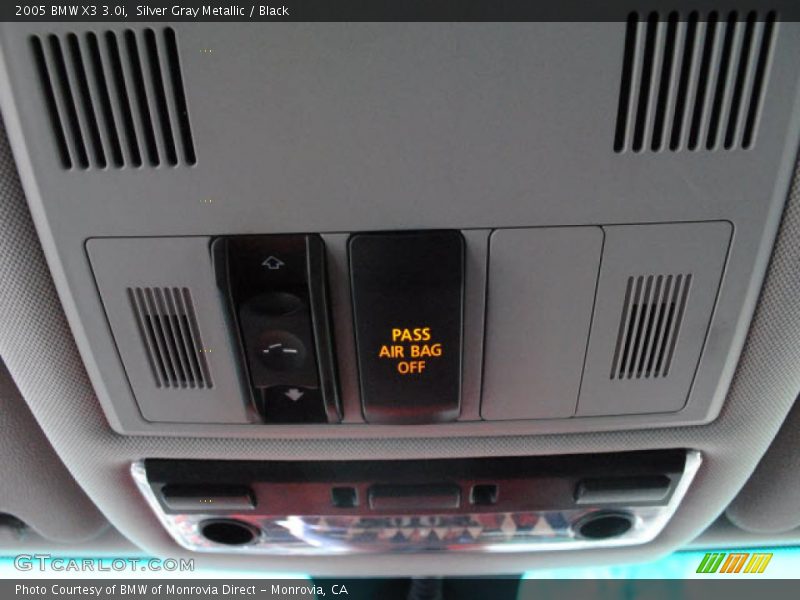 Silver Gray Metallic / Black 2005 BMW X3 3.0i