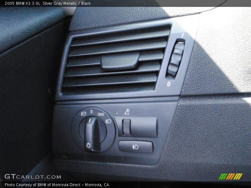 Silver Gray Metallic / Black 2005 BMW X3 3.0i