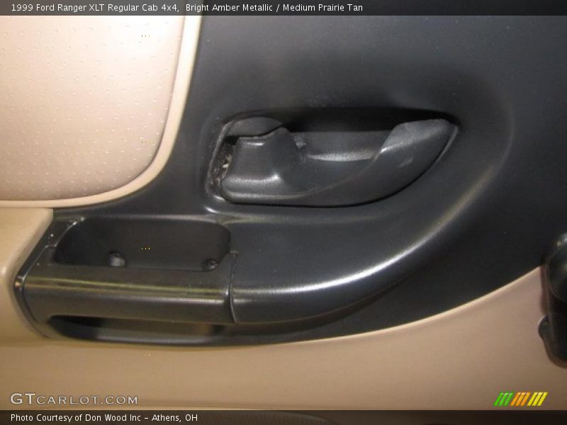 Bright Amber Metallic / Medium Prairie Tan 1999 Ford Ranger XLT Regular Cab 4x4