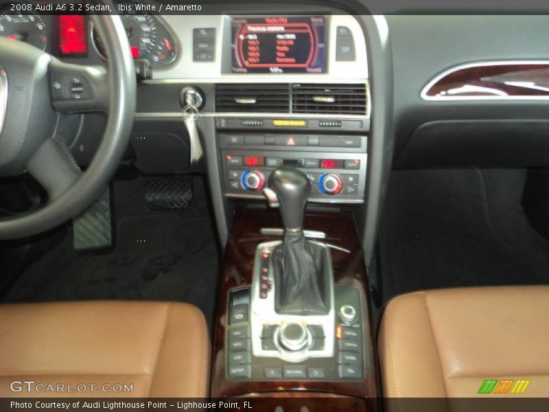 Ibis White / Amaretto 2008 Audi A6 3.2 Sedan
