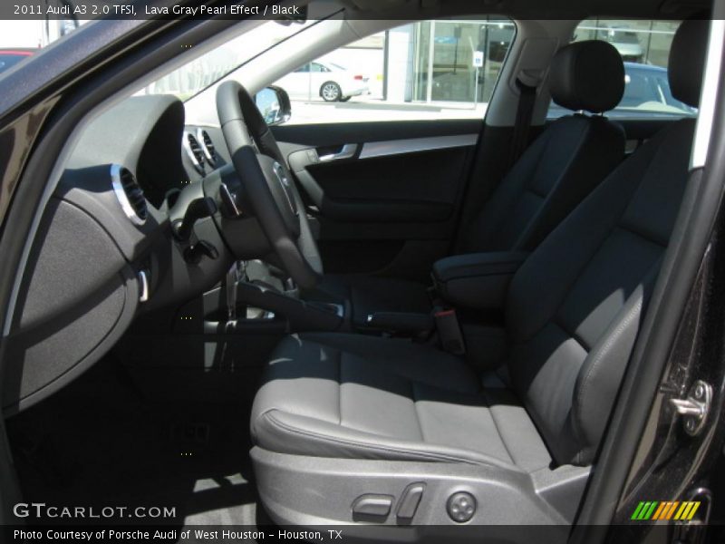 Lava Gray Pearl Effect / Black 2011 Audi A3 2.0 TFSI