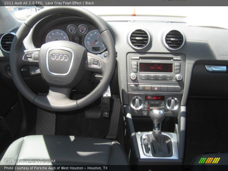 Lava Gray Pearl Effect / Black 2011 Audi A3 2.0 TFSI