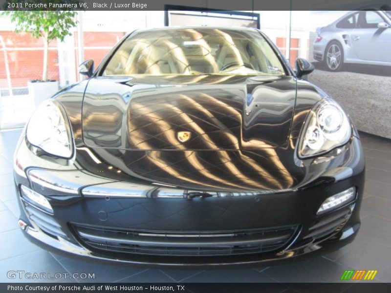 Black / Luxor Beige 2011 Porsche Panamera V6