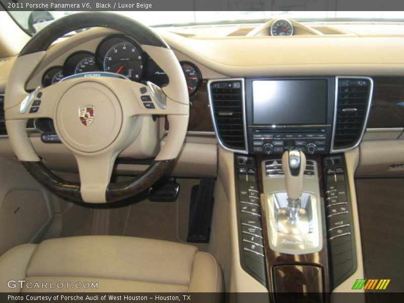 Black / Luxor Beige 2011 Porsche Panamera V6