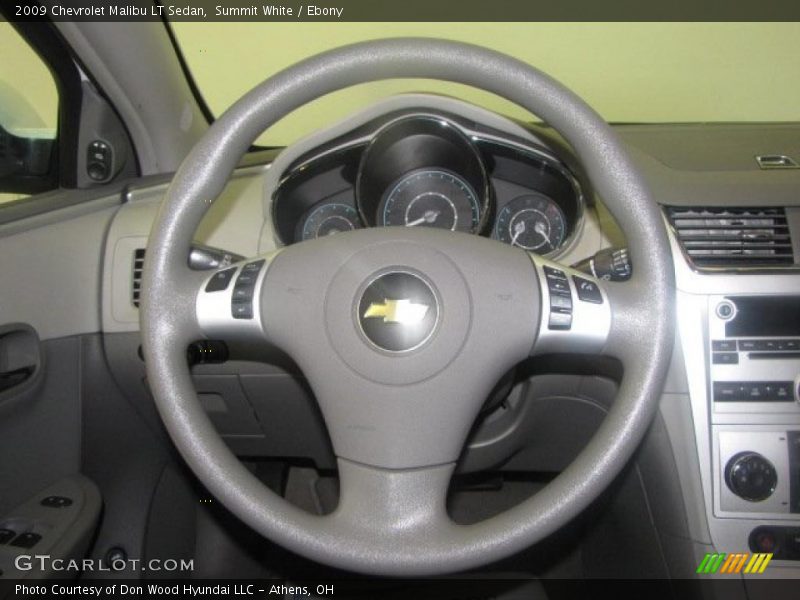 Summit White / Ebony 2009 Chevrolet Malibu LT Sedan