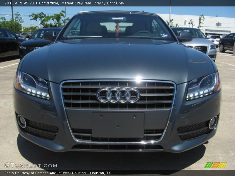 Meteor Grey Pearl Effect / Light Grey 2011 Audi A5 2.0T Convertible