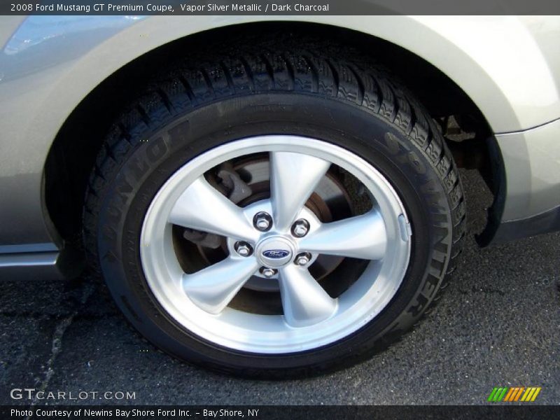 Vapor Silver Metallic / Dark Charcoal 2008 Ford Mustang GT Premium Coupe