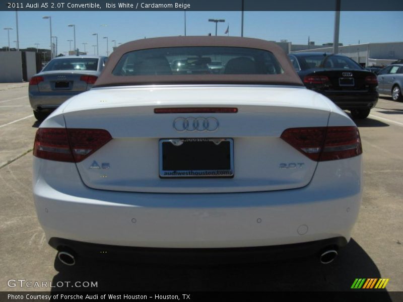 Ibis White / Cardamom Beige 2011 Audi A5 2.0T Convertible