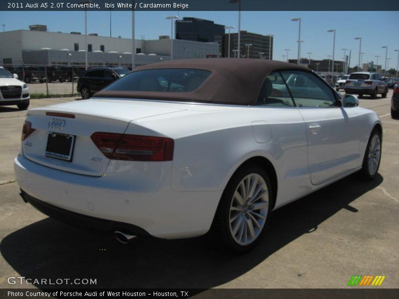 Ibis White / Cardamom Beige 2011 Audi A5 2.0T Convertible