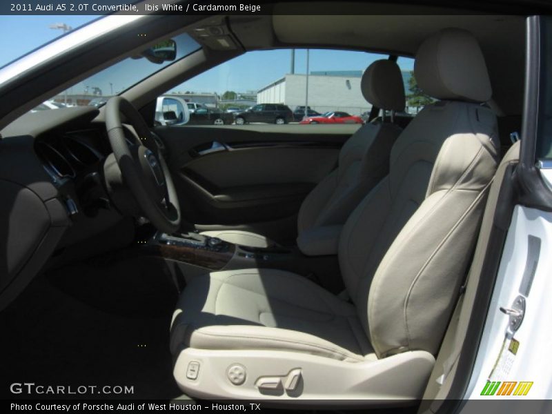 Ibis White / Cardamom Beige 2011 Audi A5 2.0T Convertible