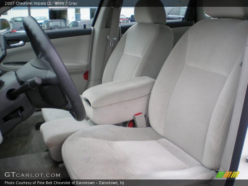 White / Gray 2007 Chevrolet Impala LS