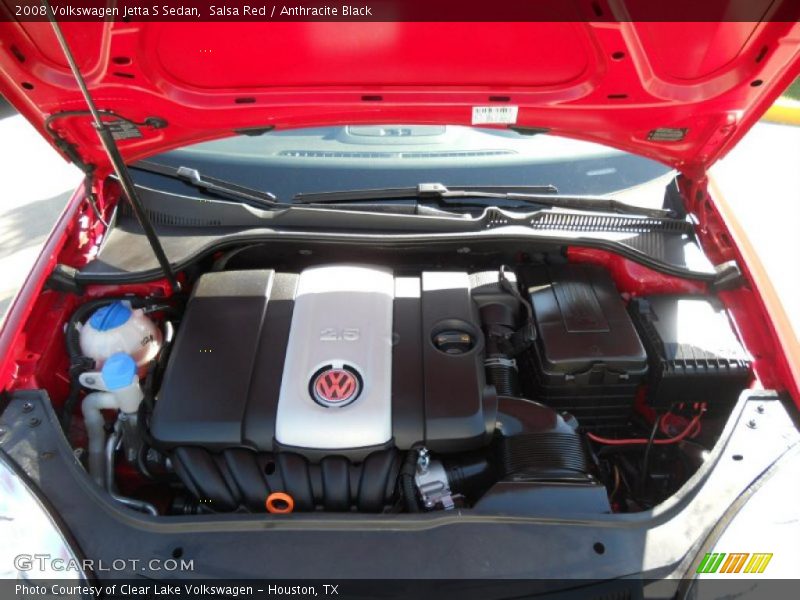 Salsa Red / Anthracite Black 2008 Volkswagen Jetta S Sedan