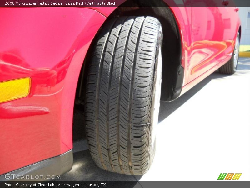 Salsa Red / Anthracite Black 2008 Volkswagen Jetta S Sedan