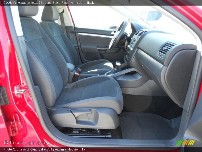 Salsa Red / Anthracite Black 2008 Volkswagen Jetta S Sedan