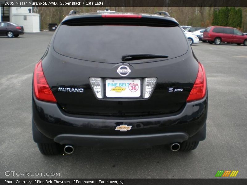 Super Black / Cafe Latte 2005 Nissan Murano SE AWD