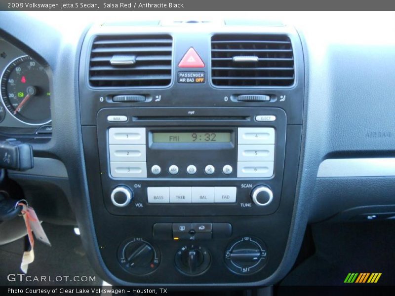 Salsa Red / Anthracite Black 2008 Volkswagen Jetta S Sedan